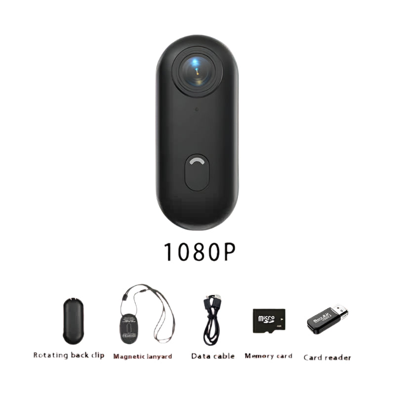 The H88 Mini 4k Wearable POV Action Camera - Waterproof, Clip-On and Hands-Free